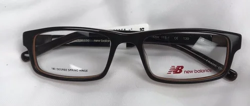 New Balance Kids Eyeglass Frames Demo NBK11548-1 Brown 48/16/130 FREE SHIPPING