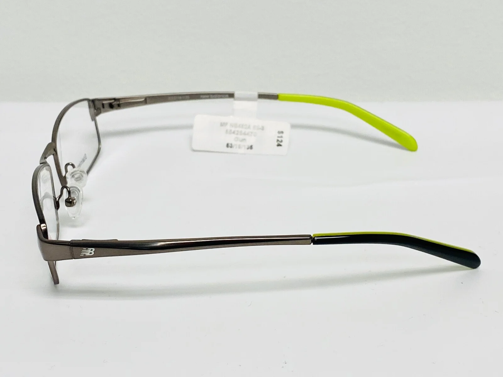 New Balance Metal Eyeglass Frames Nb452A-3 Full Rim Rectangle 53 16 135 2