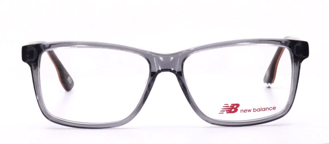 New Balance NBK 123-3 Gray Boys Kids Square Full Rim Eyeglasses 49-13-130 B:33 2