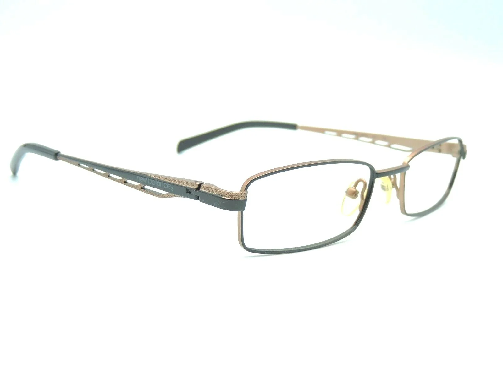 New Balance NBK 98-2 Black Eyeglass Frames 50 17 130