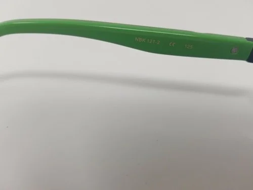 New Balance Youth Eyeglass Frames NBK 121-2 Black/Green 47-16-125 YE34 4