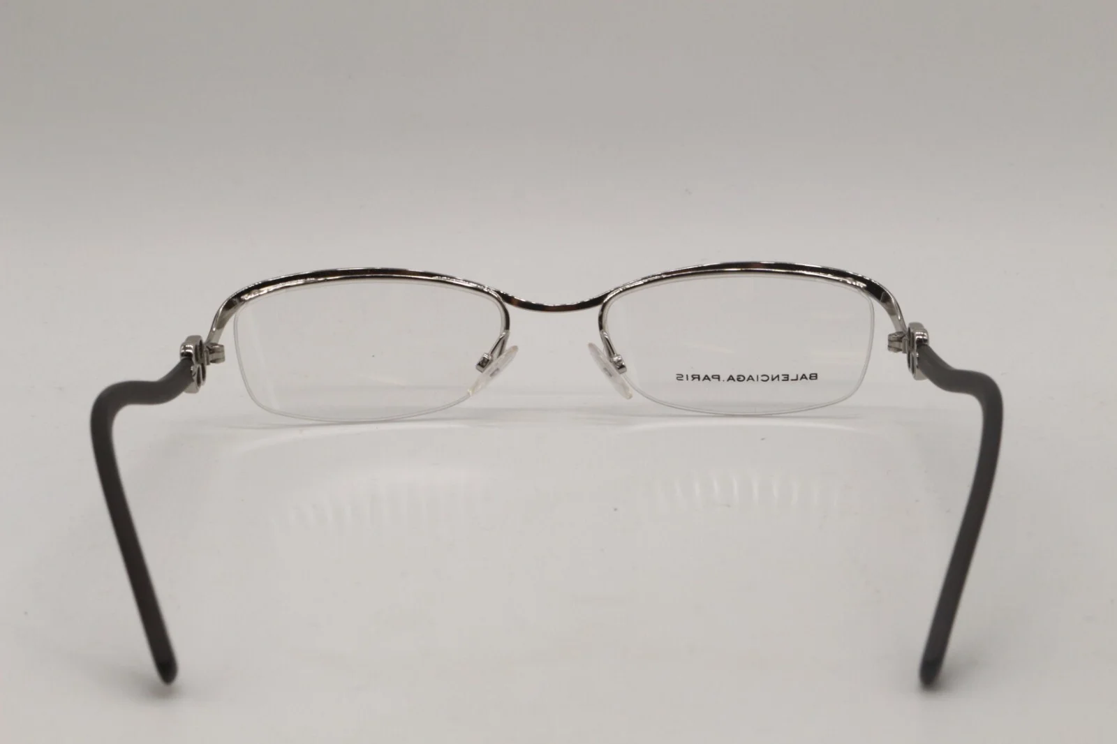 NEW BALENCIAGA PARIS BAL 0060 G0U BLACK SILVER AUTHENTIC FRAMES EYEGLASSES 52-19 4
