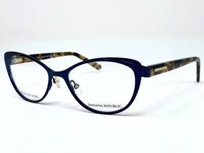 New BANANA REPUBLIC Phoenix Blue/ Tortoise Womens Eyeglasses Frame 51-17-135 2