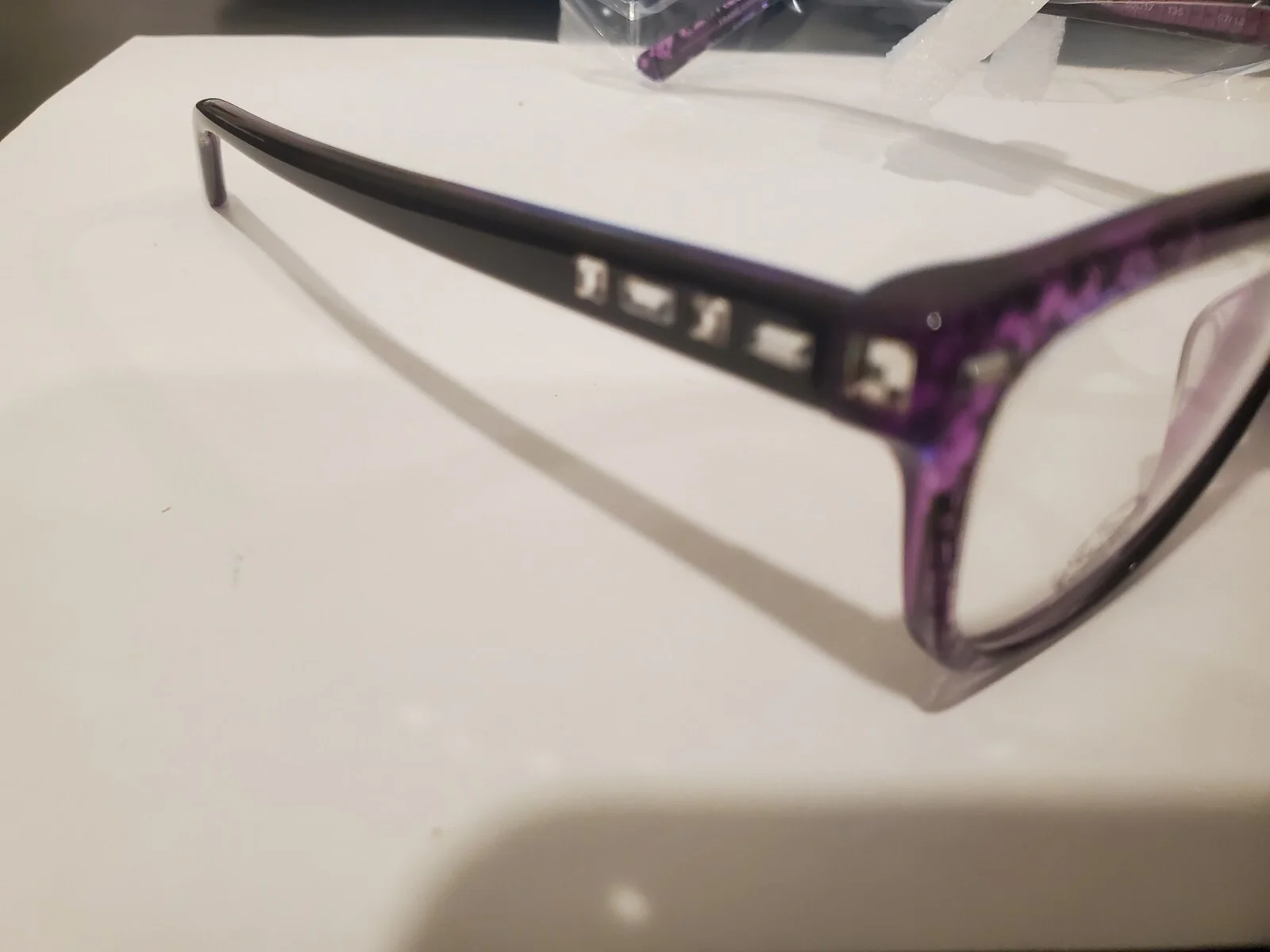 NEW bebe Witty BB5143 (505) Plum Lace EYEGLASSES 50-17-135 B37mm PERFECT 4