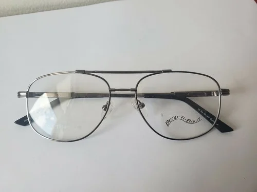 NEW BEND A BOUT EYEGLASSES, BENDABLE BRIDGE FLEX TITANIUM,GUNMETAL FRAME SIZE 54