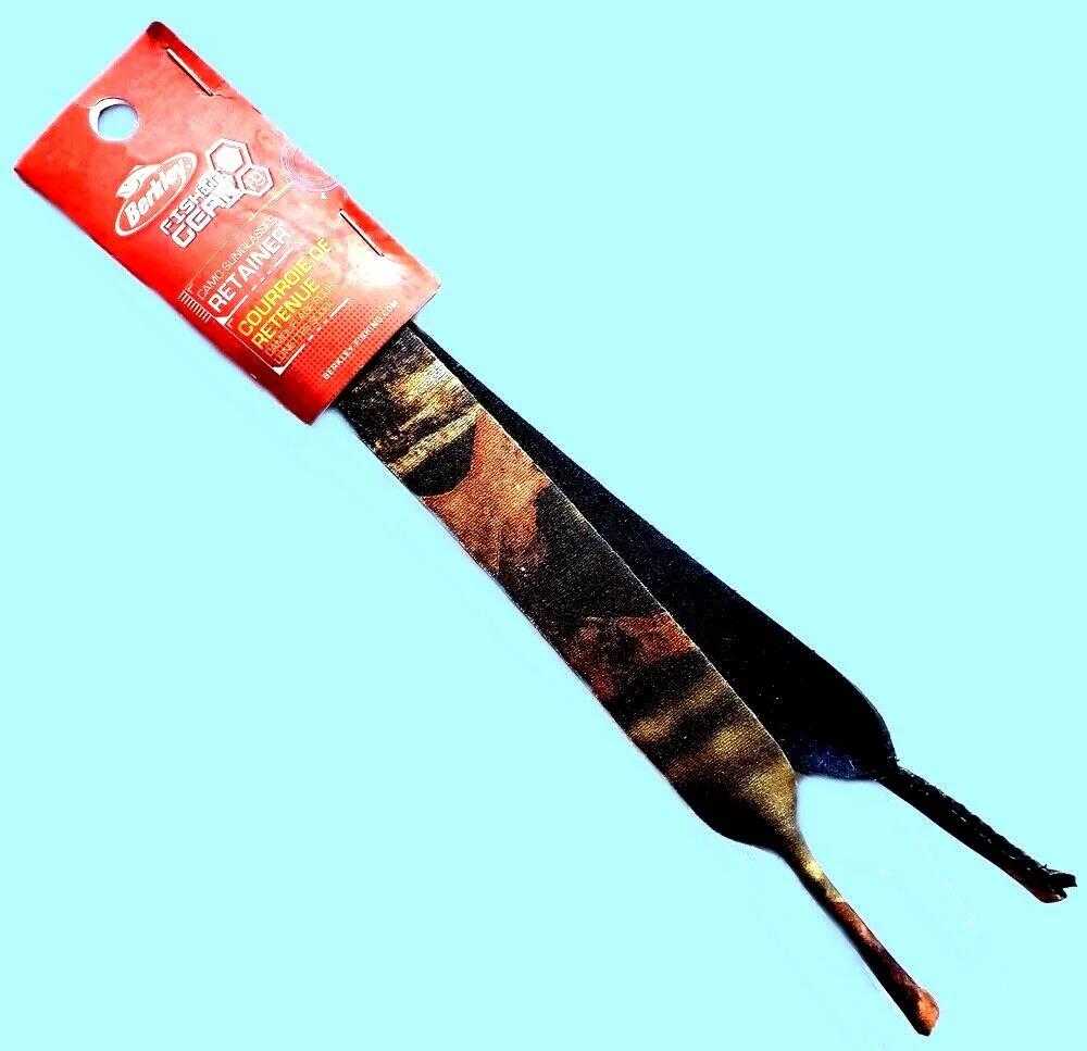 NEW Berkley Camo Neoprene Eyeglass Sunglasses Fishing / Hunting Retainer Strap