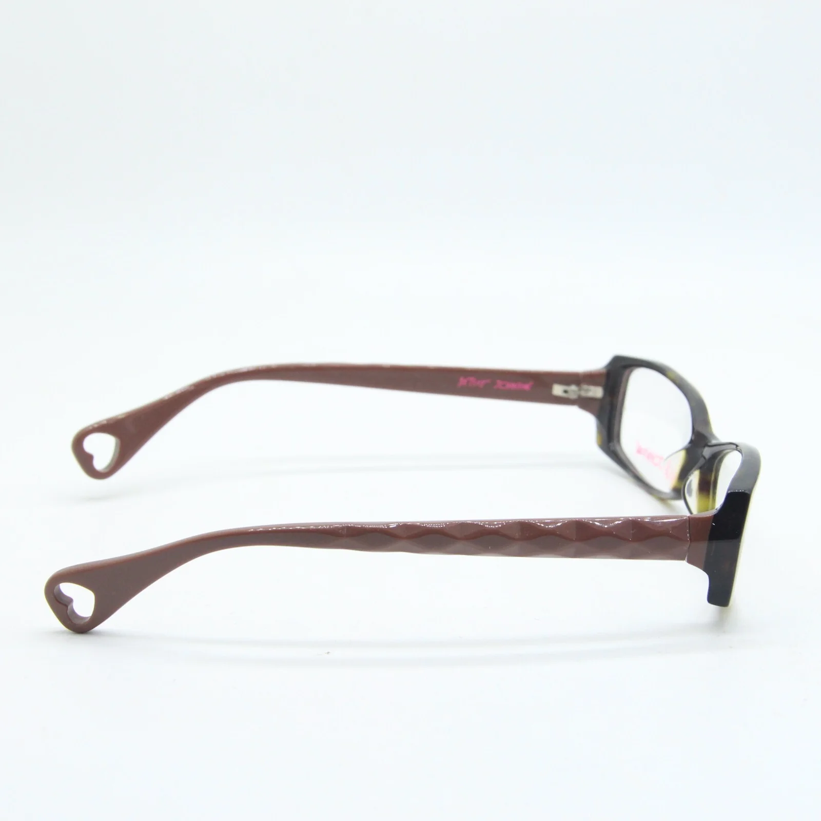 NEW BETSEY JOHNSON BRILLIANCE BJ096 02 ESP BLACK AUTHENTIC EYEGLASSES 53-15 3