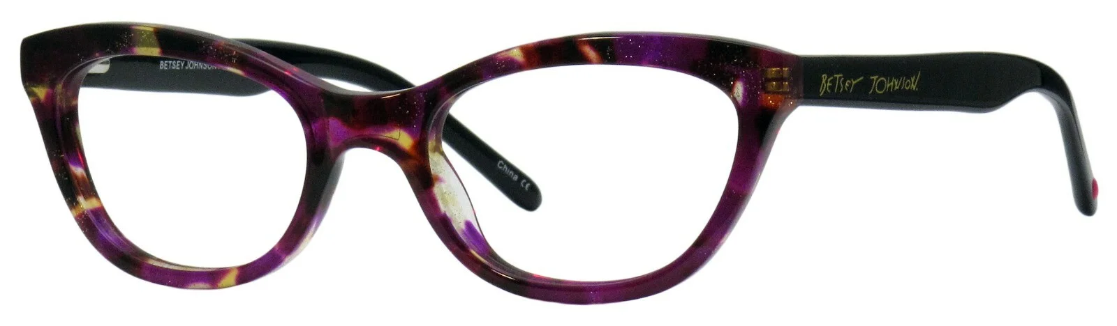 NEW Betsey Johnson Perf BJ579125 Purple 51-20-135 Womens Eyeglass Frames