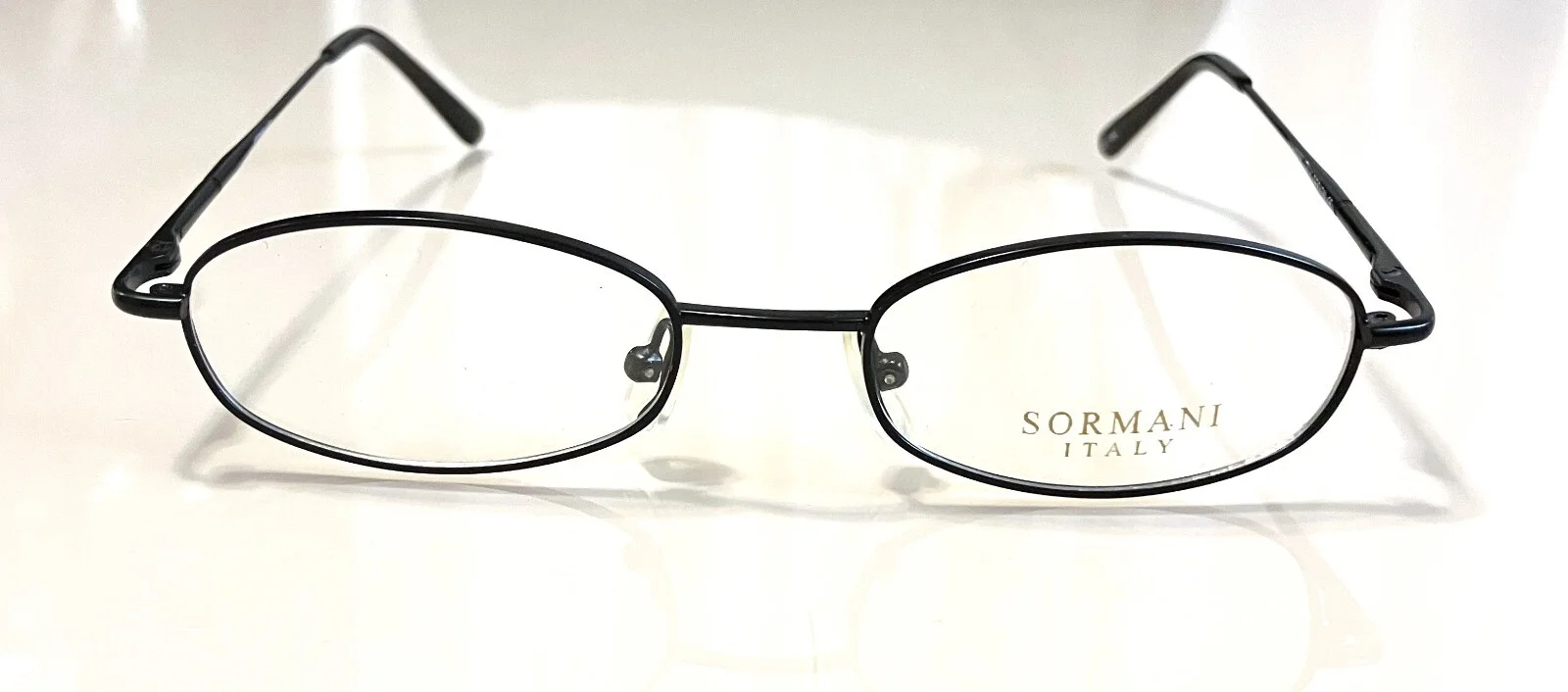 New Black SORMANI Eyeglasses Oval Frames ~ Discontinued Model ~ Discounted SALE!