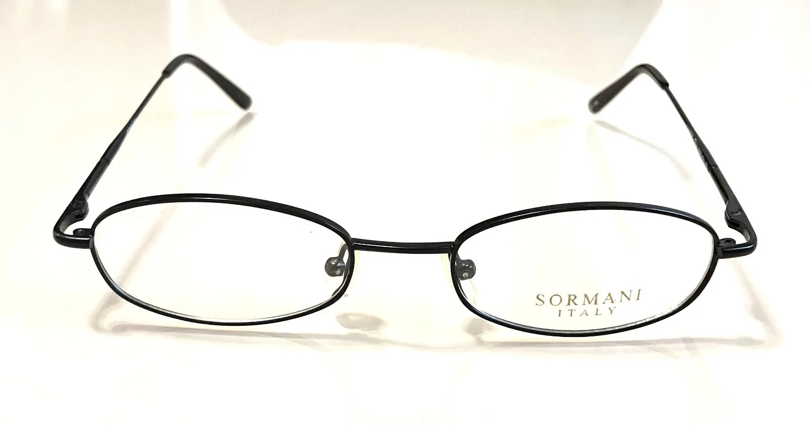 New Black SORMANI Eyeglasses Oval Frames ~ Discontinued Model ~ Discounted SALE! 3