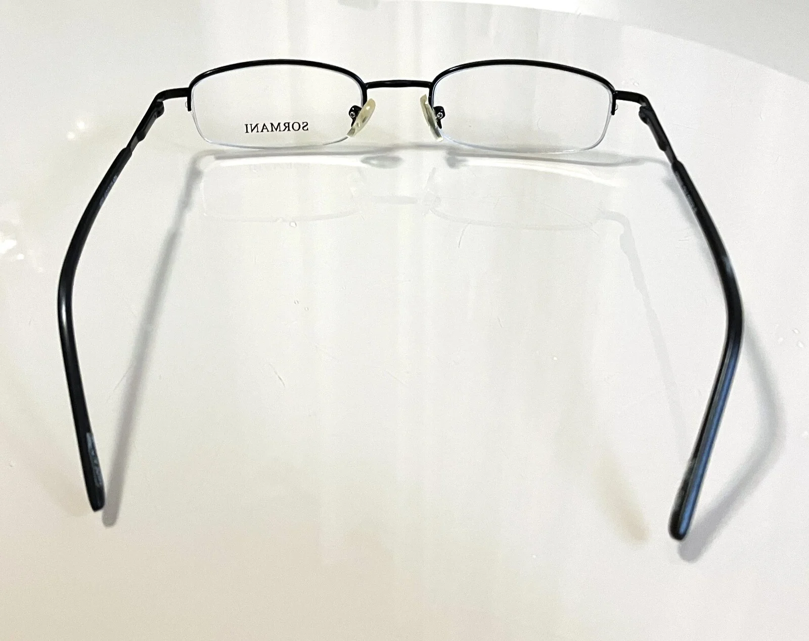 New Black Sormani Eyeglasses Rimless Frames ~ Discontinued Model ~ Closeout SALE 3