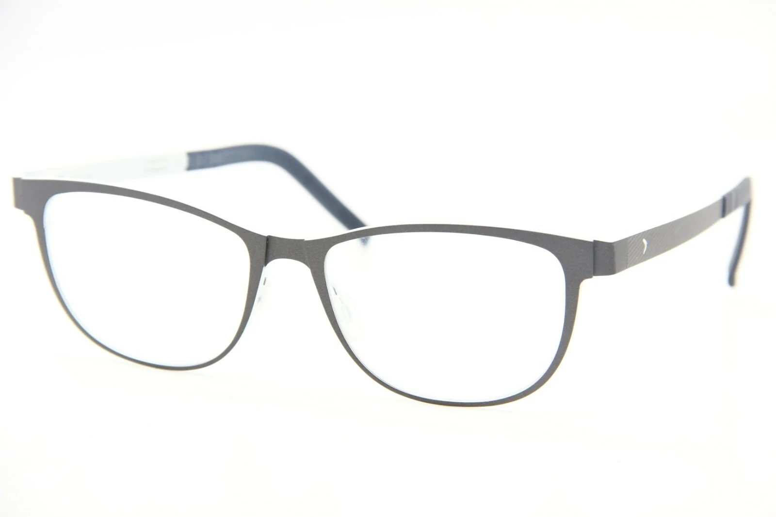 NEW BLACKFIN BF 693 BALTIMORE COL.464 GREY TITANIUM AUTHENTIC EYEGLASSES 53-16