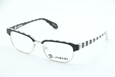NEW BLKND DB-1011 COL:04 BLACK WHITE EYEGLASSES AUTHENTIC FRAMES RX 53-18