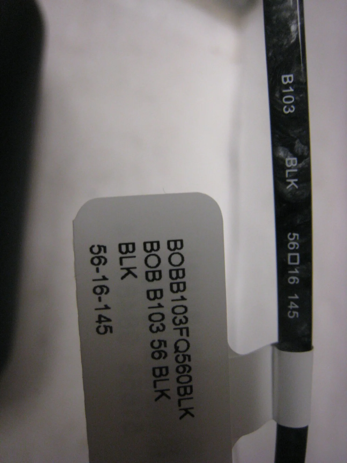 New Bob Mackie B103 Eyeglasses Swarovski Crystals 56-16-145-37.5 Vertical BLACK 4
