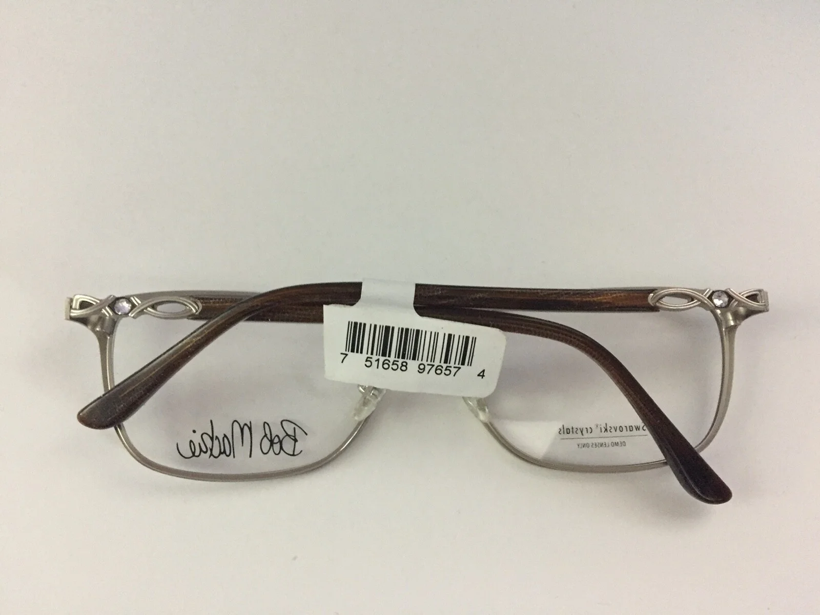 New Bob Mackie Eyeglasses Swarovski Crystals 56-16-145 Frames 2