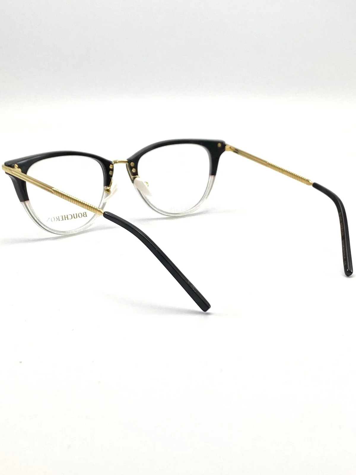 NEW BOUCHERON PARIS BC0026O 003 BLACK AUTHENTIC EYEGLASSES 51-19 140 W/CASE 4