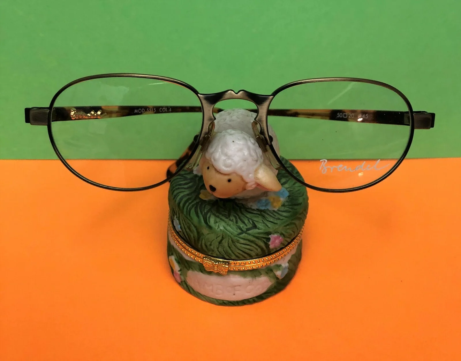 New Brendel Eyeglasses Metallic Frames Tortoise Temples Unique Look ~ Closeout!