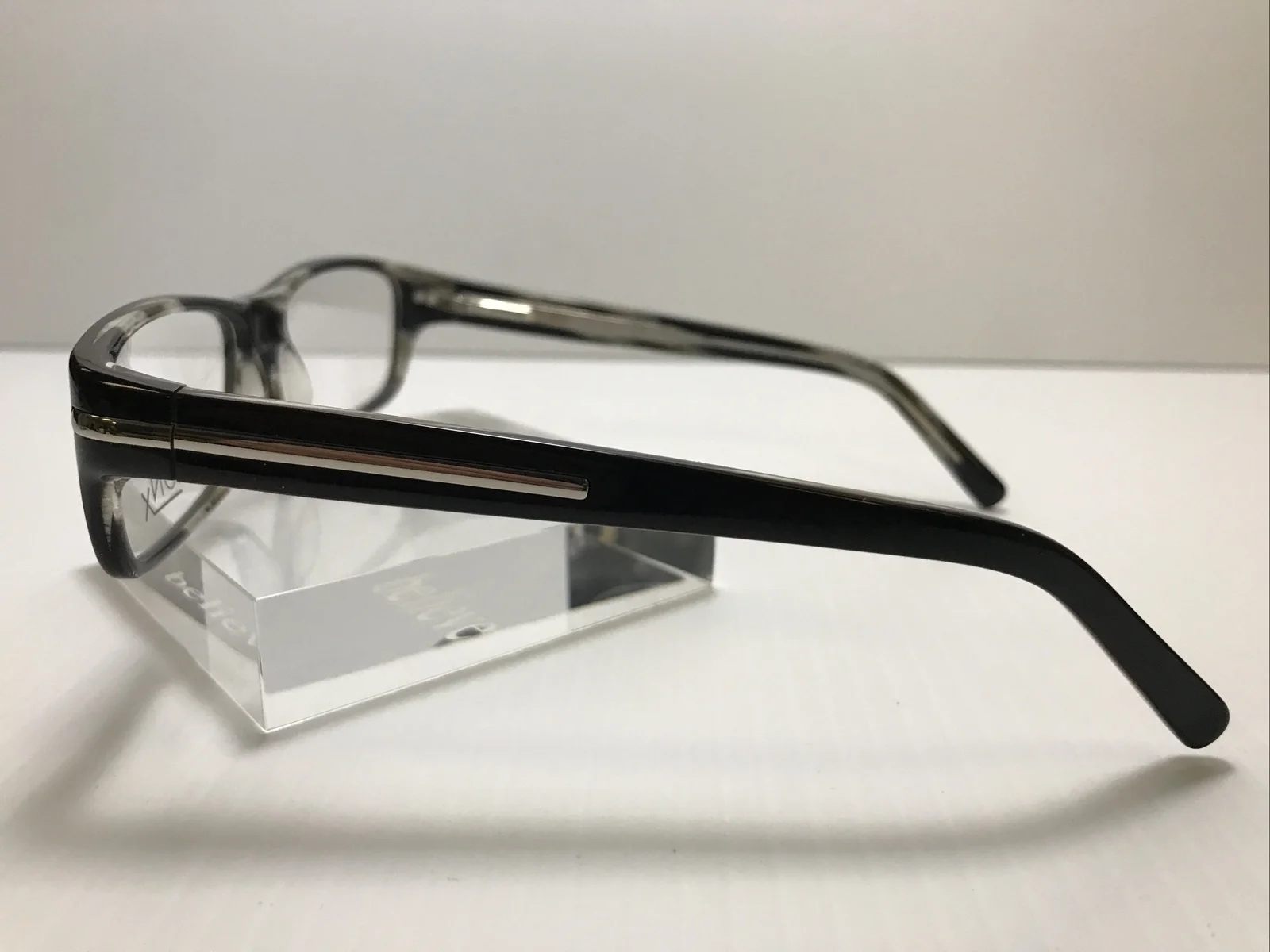 NEW, BRONX G 53-16-130 Black Eyeglass Frames, 2 pair lot 2