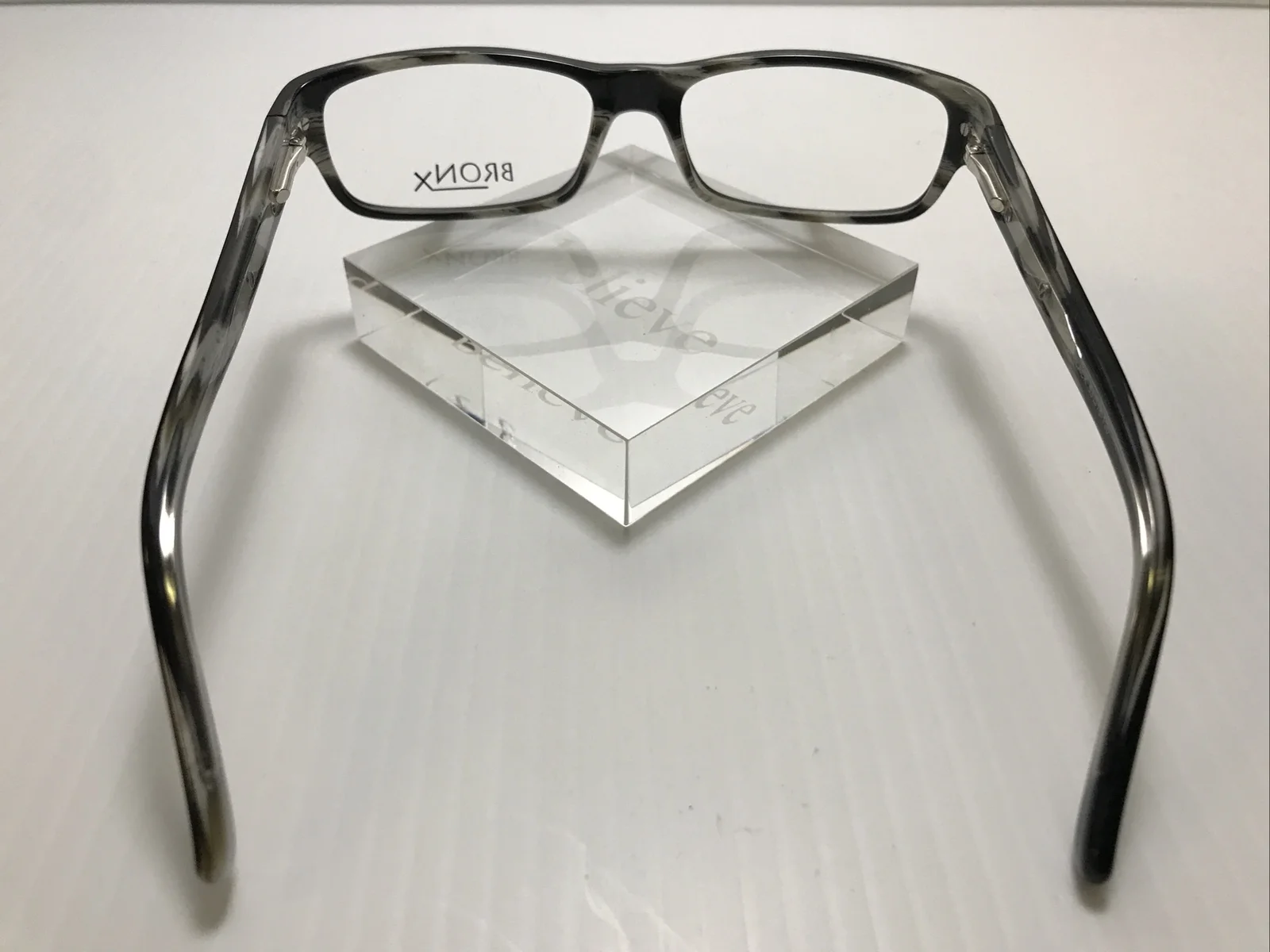 NEW, BRONX G 53-16-130 Black Eyeglass Frames, 2 pair lot 3