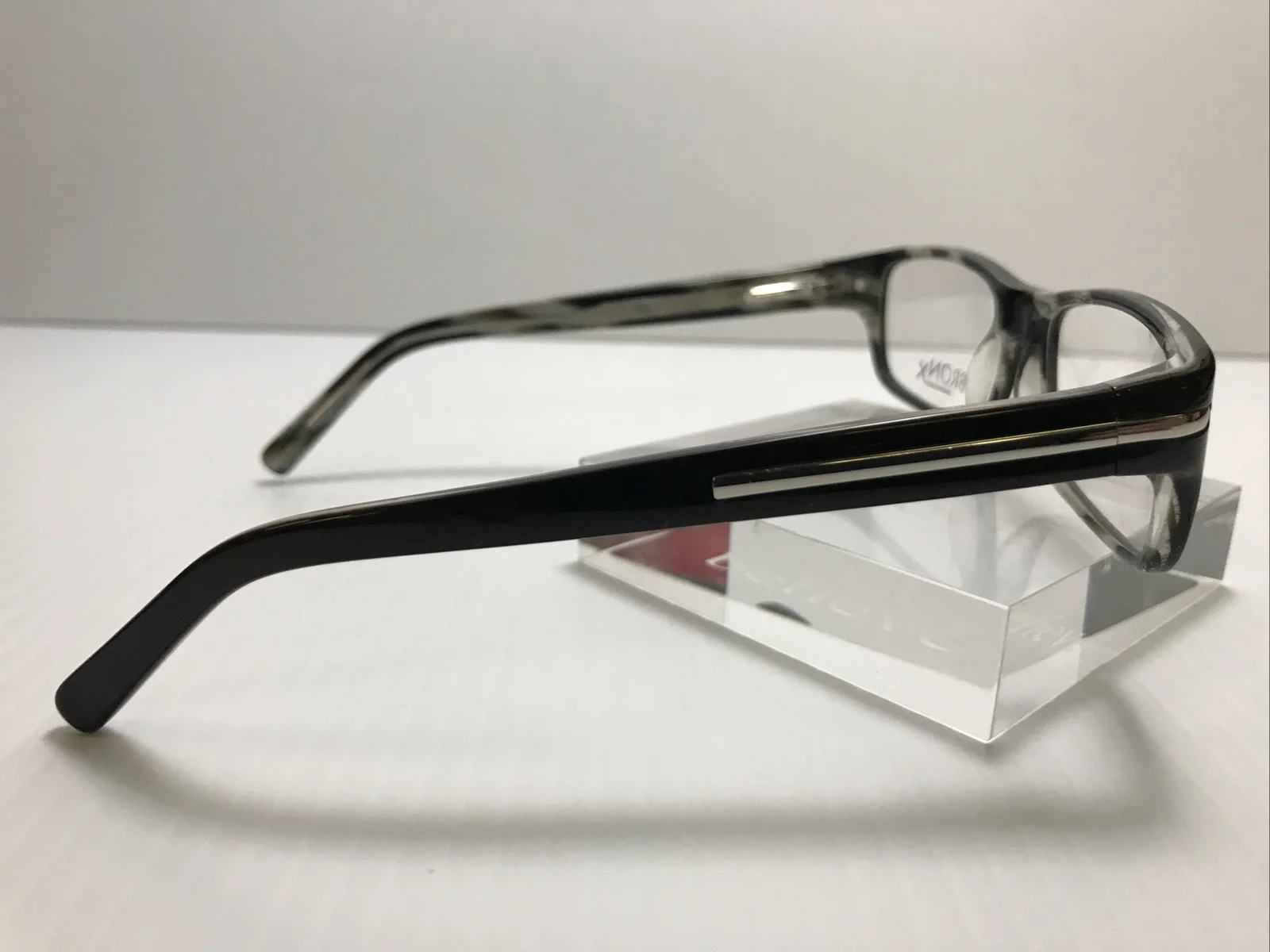 NEW, BRONX G 53-16-130 Black Eyeglass Frames, 2 pair lot 4