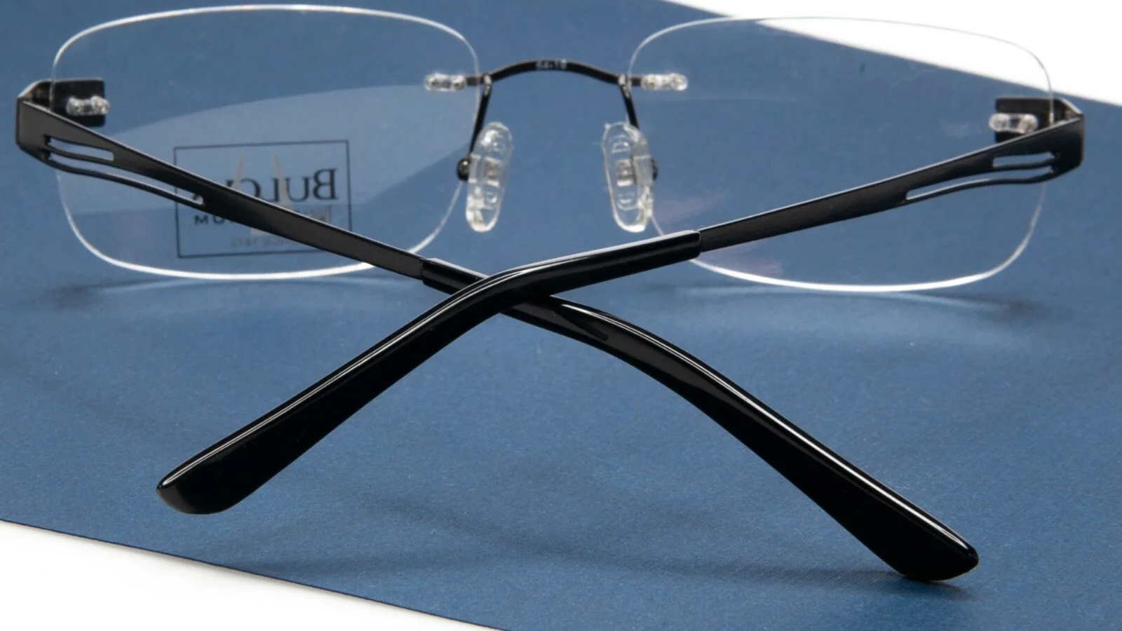 NEW BULOVA FARGO BLACK EYEGLASSES GLASSES TWIST TITANIUM 54-19-145 B35mm 4