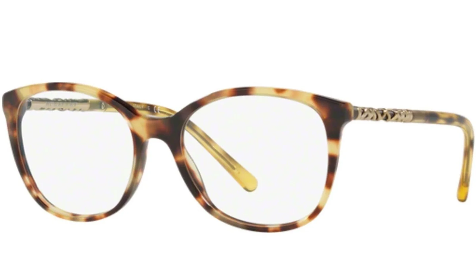 New BURBERRY B2245 3278 54mm Blonde Tortoise Eyeglasses Frames Italy