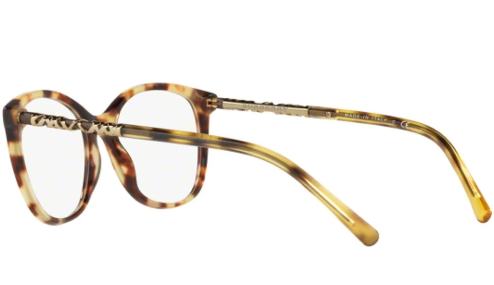 New BURBERRY B2245 3278 54mm Blonde Tortoise Eyeglasses Frames Italy 3