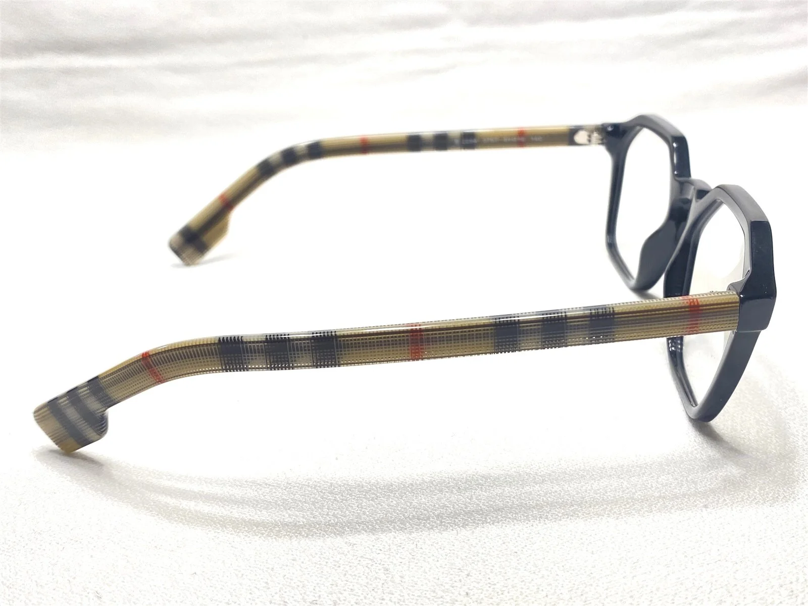 NEW Burberry B2294 3757 Womens Black Square Modern Eyeglasses Frames 51/18~140 3