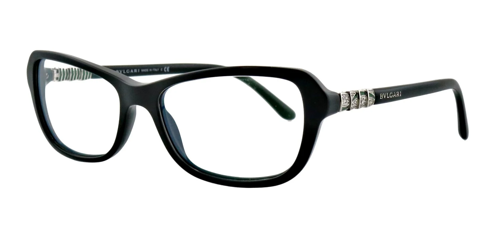 New BVLGARI BV4096-B 501 54mm Black Serpenti Eyeglasses Frames Italy