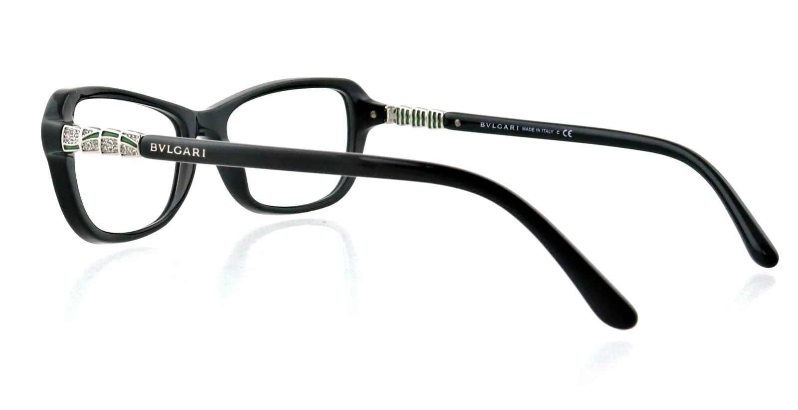 New BVLGARI BV4096-B 501 54mm Black Serpenti Eyeglasses Frames Italy 3