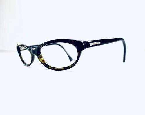 New Calvin Klein Brown Amber Tortoise Cat Eye Italy Eyeglasses CK999 54 16 135 2