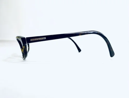 New Calvin Klein Brown Amber Tortoise Cat Eye Italy Eyeglasses CK999 54 16 135 3