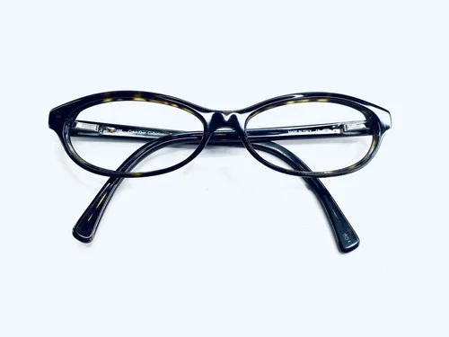 New Calvin Klein Brown Amber Tortoise Cat Eye Italy Eyeglasses CK999 54 16 135 4