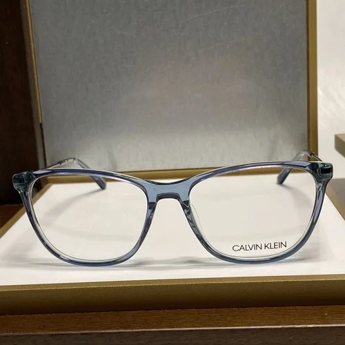New CALVIN KLEIN CK18706 438 Blue Cat Eye Womens Full Rim Eyeglasses 53-16-135 3