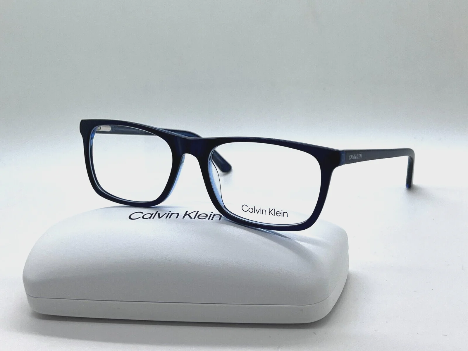NEW Calvin Klein CK20503 449 CRYSTAL NAVY OPTICAL Eyeglasses Frame 55-18-145MM