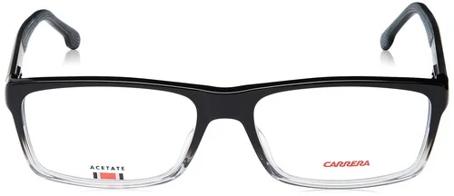 NEW Carrera 8852 008A Black Fade to Clear Eyeglasses 57/17/145 with Carrera Case 2