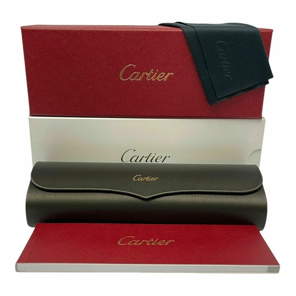 NEW Cartier CT0005O-005 Frame Havana Havana Eyeglasses 4