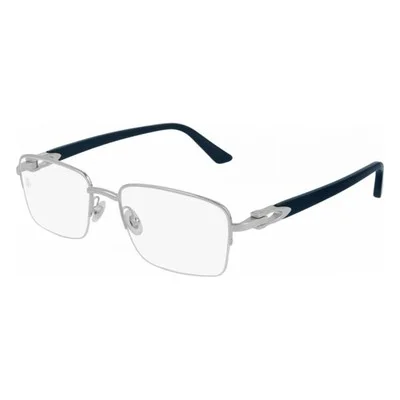 NEW Cartier CT0288o-008 Silver Blue C Decor Eyeglasses