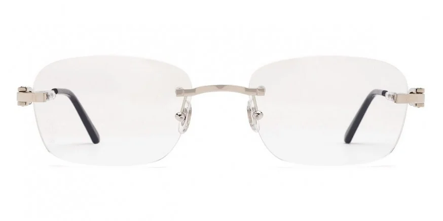 NEW Cartier CT0290o-004 Silver Silver C Decor Eyeglasses 2