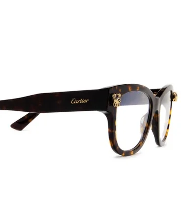 NEW Cartier CT0373o-002 Havana Havana Eyeglasses 4