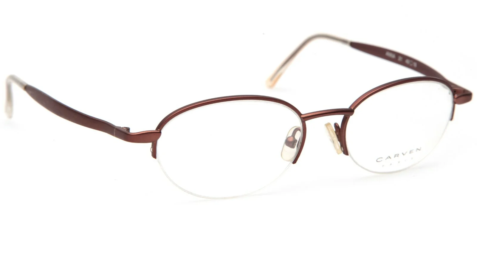 NEW CARVEN ANNA 21 BROWN EYEGLASSES GLASSES 49-18-135 B34mm 3