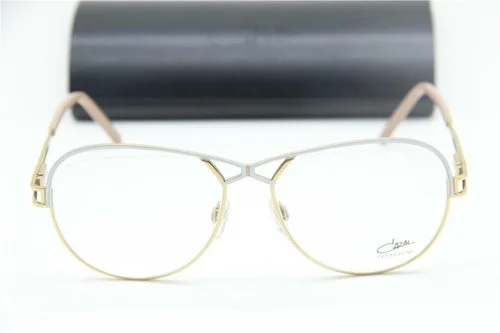 NEW CAZAL MOD. 4265 004 GOLD WHITE AUTHENTIC EYEGLASSES W/ CASE MOD.4265 56-16 2