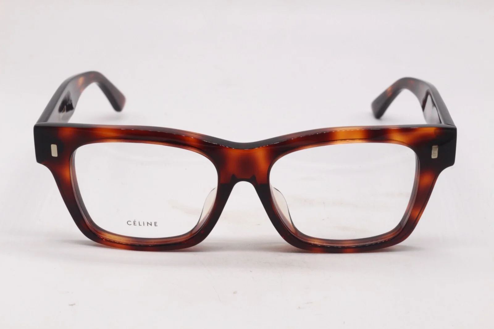 NEW CELINE CL 50011F 054 HAVANA GOLD AUTHENTIC DESIGNER FRAMES EYEGLASSES 49-15 2