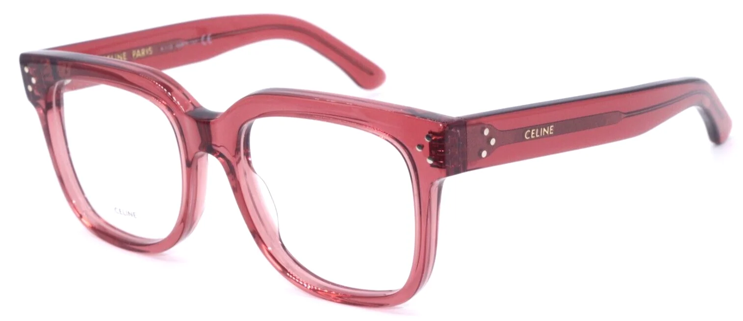 NEW CELINE CL 50041I 074 CLEAR PEACH DESIGNER AUTHENTIC FRAMES EYEGLASSES 52-18 2