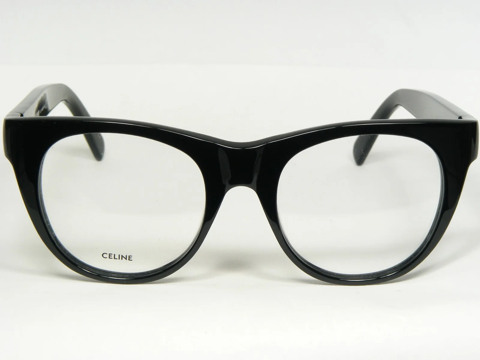 NEW CELINE PARIS CL5019IN 001 GLOSSY BLACK EYEGLASSES GLASSES 49-19-145mm Italy 3
