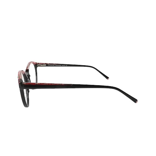 New CHANTAL THOMASS Lunettes Eyeglasses CT14165 Red Lace Optical Frame 50-18-140 4