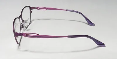 NEW CHARMANT 10609 EYEGLASSES TITANIUM PU CAT EYE 51-17-135 WOMENS PURPLE 4