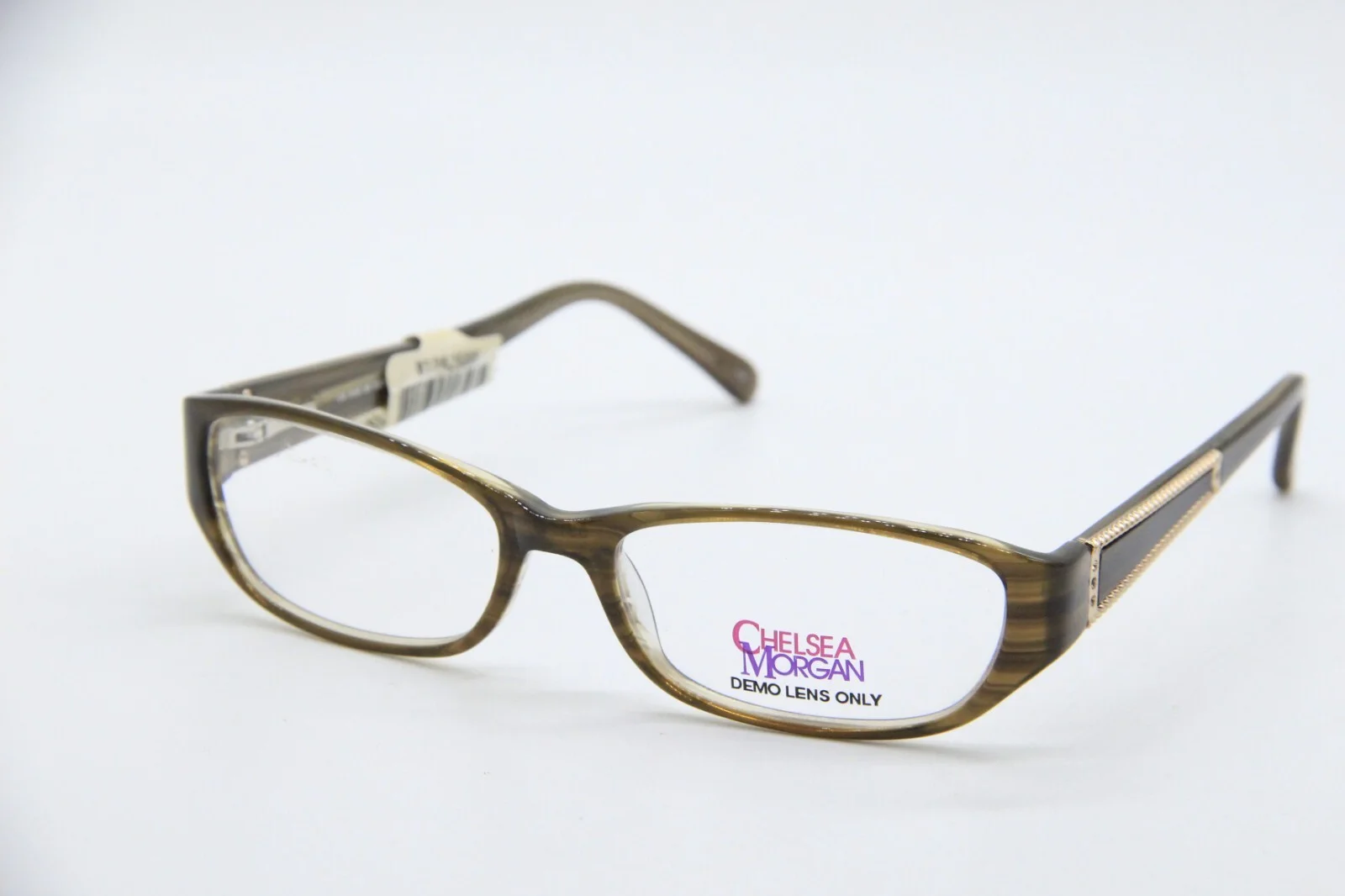 NEW CHELSEA MORGAN CM 3005 BR BROWN AUTHENTIC EYEGLASSES 53-16