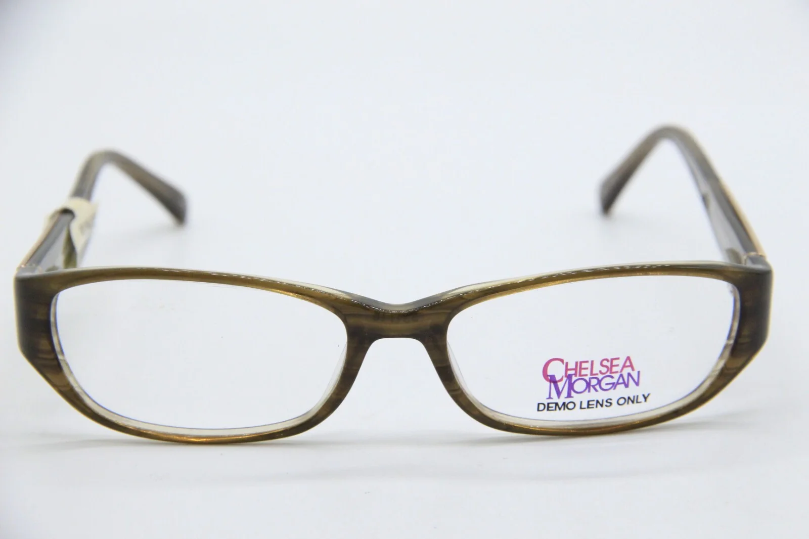 NEW CHELSEA MORGAN CM 3005 BR BROWN AUTHENTIC EYEGLASSES 53-16 2