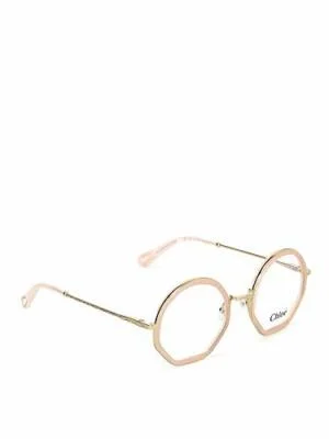 NEW CHLOE CE 2143 601 Rose & Gold Eyeglasses 50mm with Case